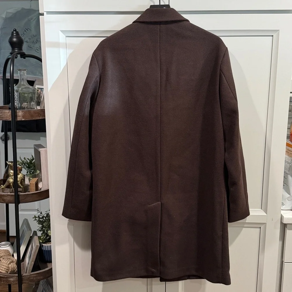 Truth by Republic NWT Men's Dark Brown classic Coat-size Large